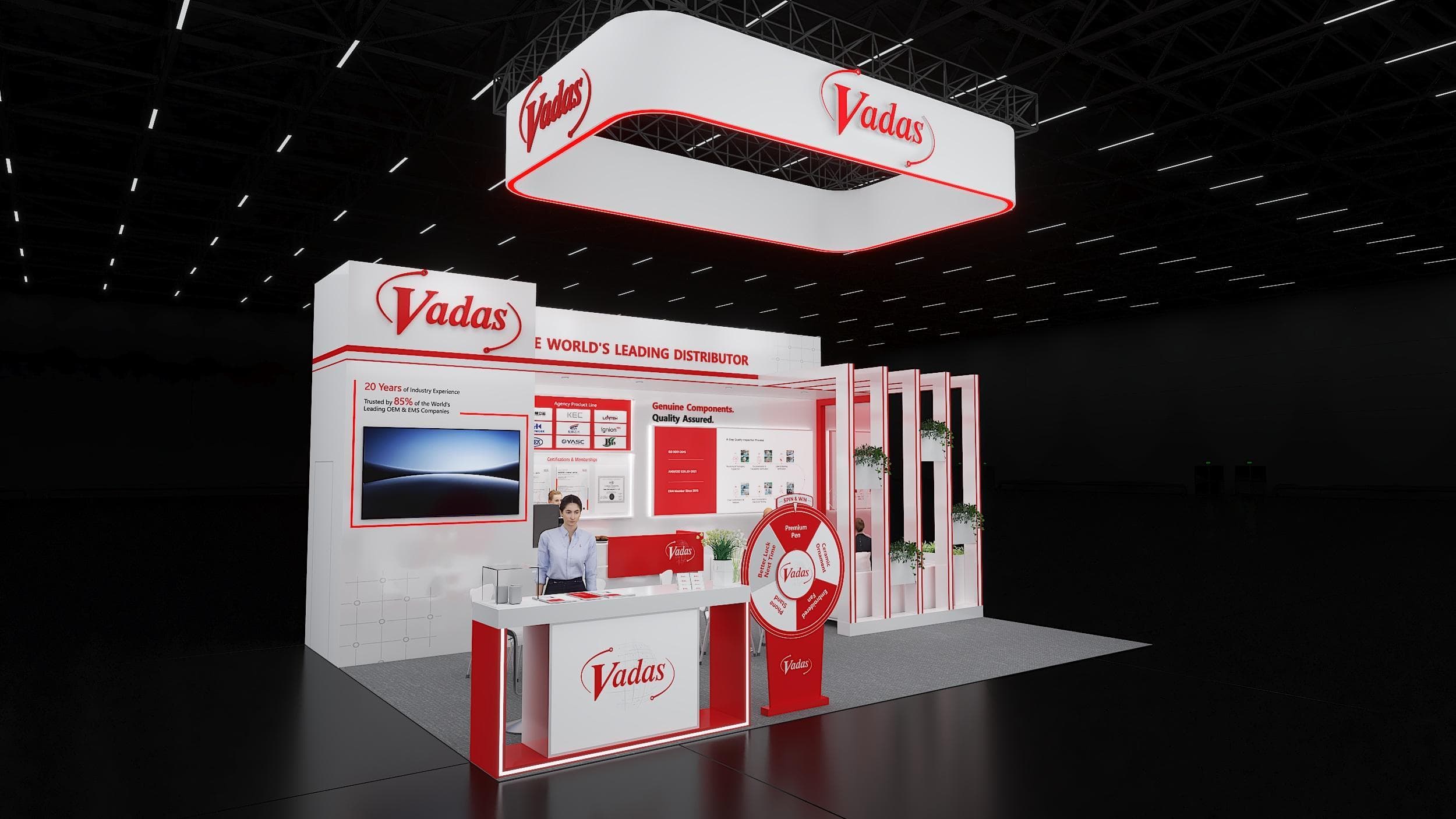 VADAS booth rendering